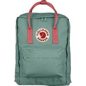 Fjallraven Kanken Large in Frost Green/Peach w/ EXTRA shoulder pads